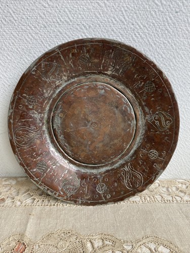 Ancienne assiette décorative - assiette,