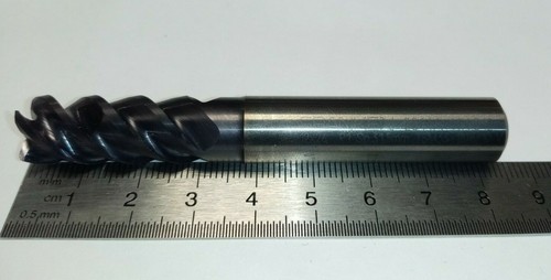 Fraise carbure 4 dents - 1, carbure 