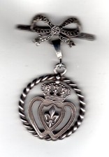 Broche Vendée Ancienne Coeur