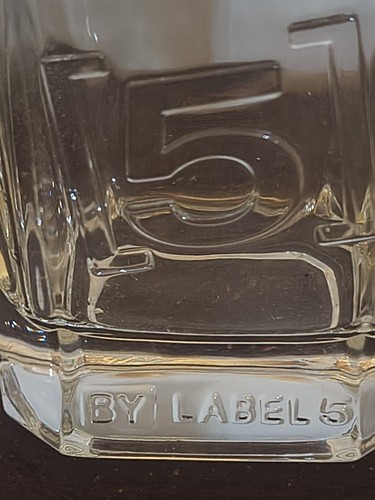 Verre whisky label - à,
