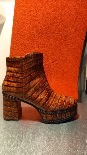 Boots femme cuir lézard - femme,