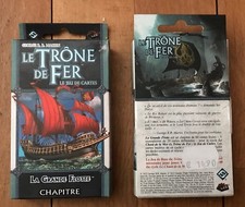 NEUF CARTES LE TRONE DE FER JCE @ LA GRANDE FLOTTE @ CHAPITRE @ EXTENSION