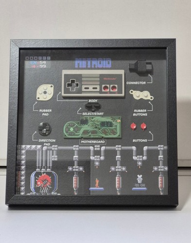 Shadowbox diorama manette - shadowbox/diorama,