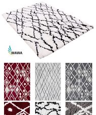 Poils Longs Shaggy Tapis Touffeté à la Main Orient Doux Polyester Et Coton Dh