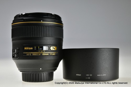 Nikon nikkor 85mm - 85mm, f/1.4g
