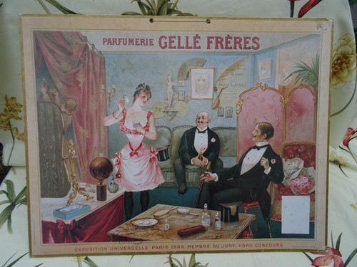 Affiche publicité parfumerie - affiche,