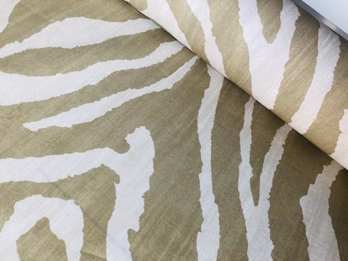 Tissu africain beige crème - tissu,