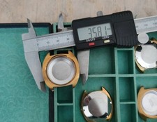 Boitier Montre Doré Acier