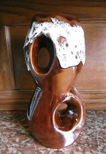 Vase céramique vintage écume