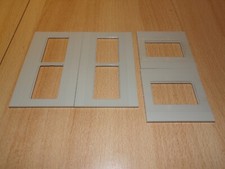 Lot de 2 plaques doubles et 2 plaques simples RAILUX LEGRAND