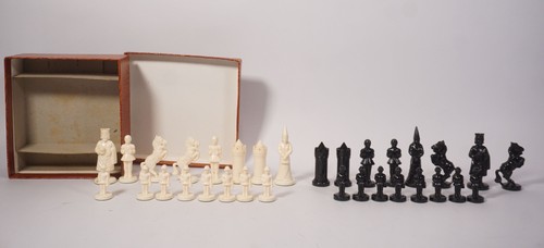Jeu échecs vintage style - jeu,
