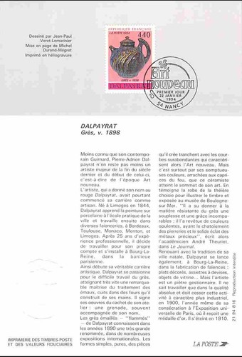 1994 notice philatélique - 1994,
