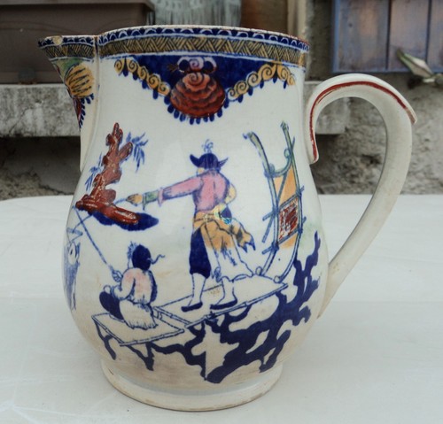 Ancien pichet broc opaque - ancien,