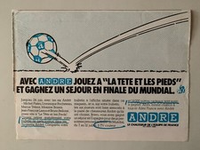 PUBLICITE CHAUSSURES ANDRE -