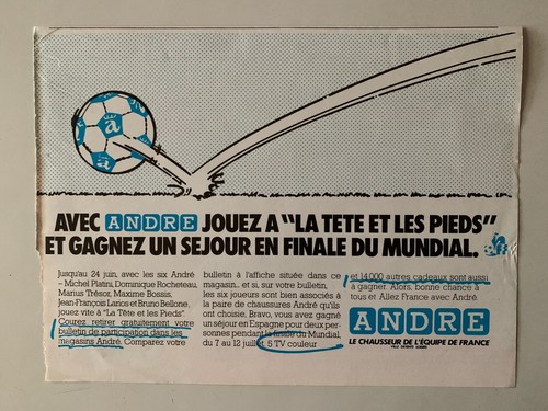 Publicite chaussures andre - chaussures,