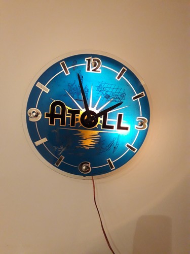 Lampe horloge atoll gerrer - horloge,