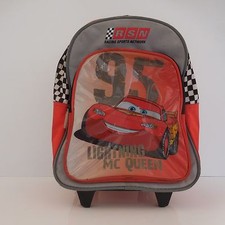 Sac à dos à roulettes DISNEY LIGHTNING MC QUEEN RSN RACING SPORTS NETWORK