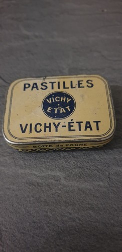 Vintage boite métal pastilles - boite,