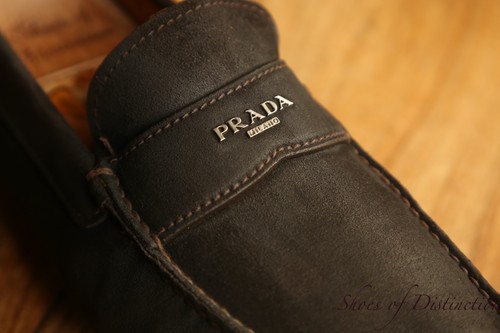 Mocassins prada marron - prada, cuir