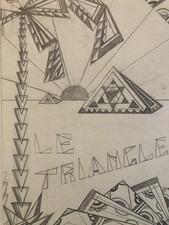 Dessin Drawing 1950 Art