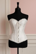 Corset sculptant Blanc à lacets neuf taille L