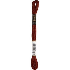 Anchor Torsade 8m, marron, coton, couleur 352, 6 fils
