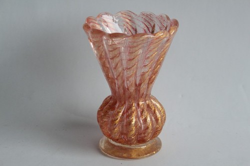 Murano vase verre cordonatto - vase,