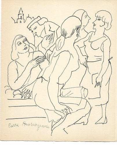 Lithographie pierre ambrogiani - pierre,