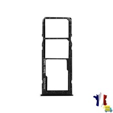 Tiroir Double SiM + Micro SD Noir 100% Original Samsung Galaxy A50 - A505F