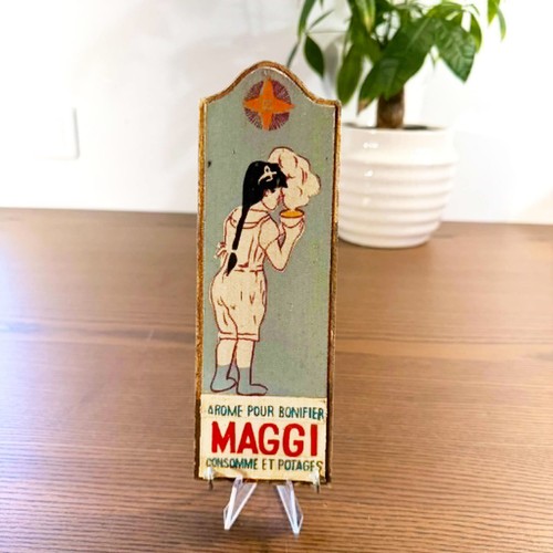 Plaque publicitaire maggi - plaque,