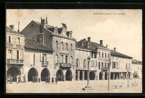 Cpa marciac les arceaux - cpa, marciac,