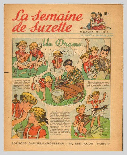 Semaine suzette 1952 9 - n°,