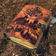 Journal en cuir inspiré de