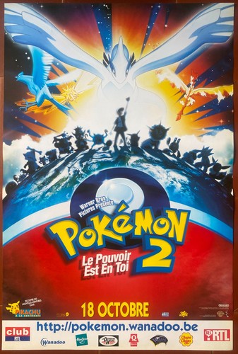 Affiche belge pokemon le - affiche,