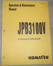 Komatsu jpb3100v manuel - komatsu,