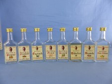 Lot 8 Mignonnettes EAU DE VIE OTHON SCHMITT Luxembourg mirabelle Kirsch poire 