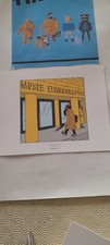 TINTIN EX LIBRIS 3 TIRE A PART AFFICHETTE  HERGE MOULINSART 2010 OREILLE CASSEE