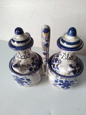 Ancien Huilier Vinaigrier Italien de Collection Vintage Syracuse 