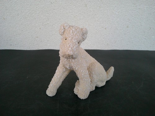Chien chiot ceramique - chiot, en
