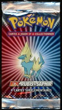 Booster vide Pokémon Elecsprint Rubis & Saphir Français
