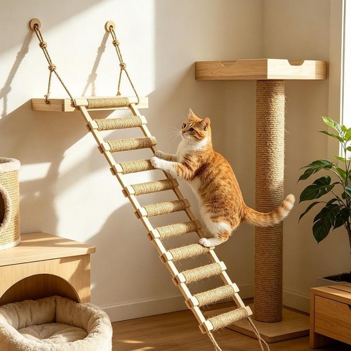 échelle escalade pour chat - d'escalade,