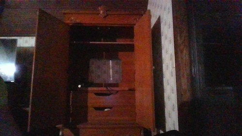 Wooden wardrobe antique - wooden,