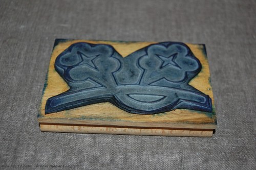 Tampon scolaire vintage - tampon,
