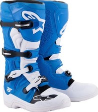 Alpinestars Technologie 5 Motocross Enduro Bottes Noir Bleu/Blanc/Noir