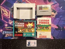 Jeux Super Nintendo Snes Cannon Fodder complet En Boîte EUR