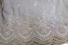 Soie Brodée Vendue Au M  en l