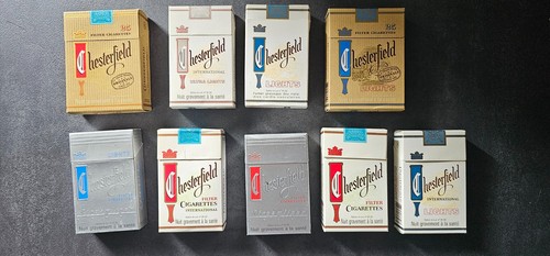Lot paquets cigarettes - vide,