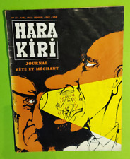 HARA KIRI N 27 bon etat avant charlie hebdo COMPLET