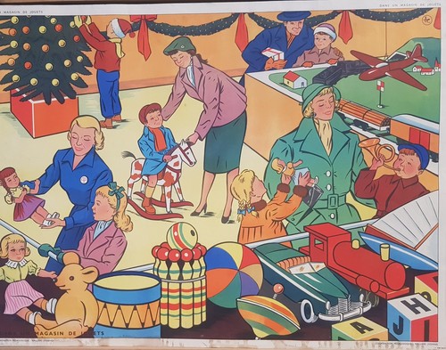Affiche ancienne école - affiche, d'école