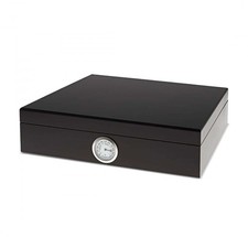 boîte à cigares noire movel avec hygromètre